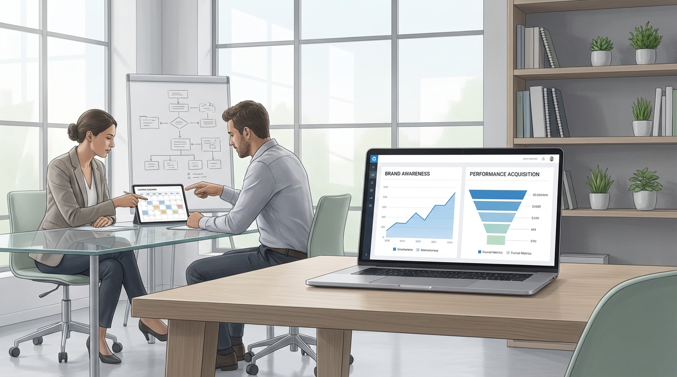 découvrez comment équilibrer efficacement branding et performance pour maximiser la notoriété de votre marque tout en optimisant l'acquisition de clients.