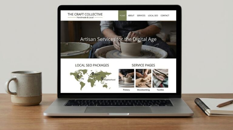 découvrez comment créer un site web efficace pour un artisan avec des pages adaptées, une stratégie seo local optimisée et des exemples de contenus pour attirer vos clients.