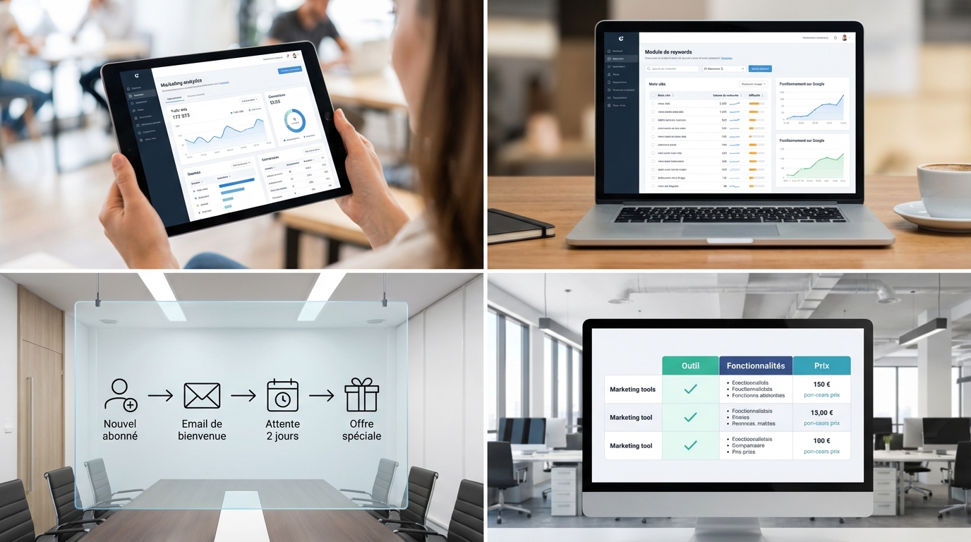 découvrez les meilleurs outils de marketing digital en 2026 pour optimiser la croissance de votre pme. un guide complet du stack marketing essentiel pour booster votre présence en ligne.