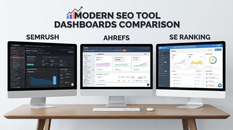 découvrez notre comparaison détaillée de semrush, ahrefs et se ranking pour choisir le meilleur outil seo en 2026. analyse des fonctionnalités, prix et performances pour optimiser votre référencement.