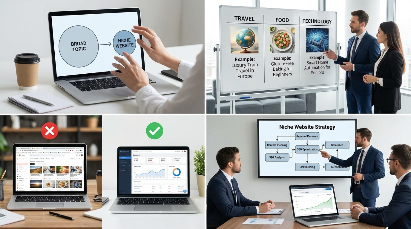 découvrez ce qu'est un site de niche, explorez des exemples concrets et apprenez à éviter les erreurs courantes pour réussir votre projet en ligne.
