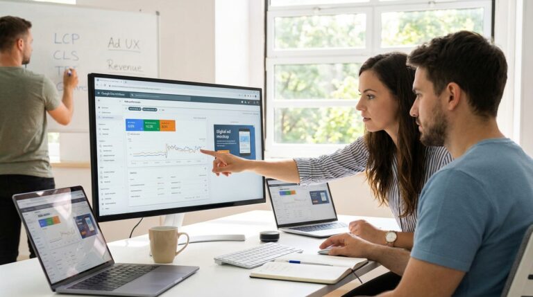 Core Web Vitals publicité - Image de couverture