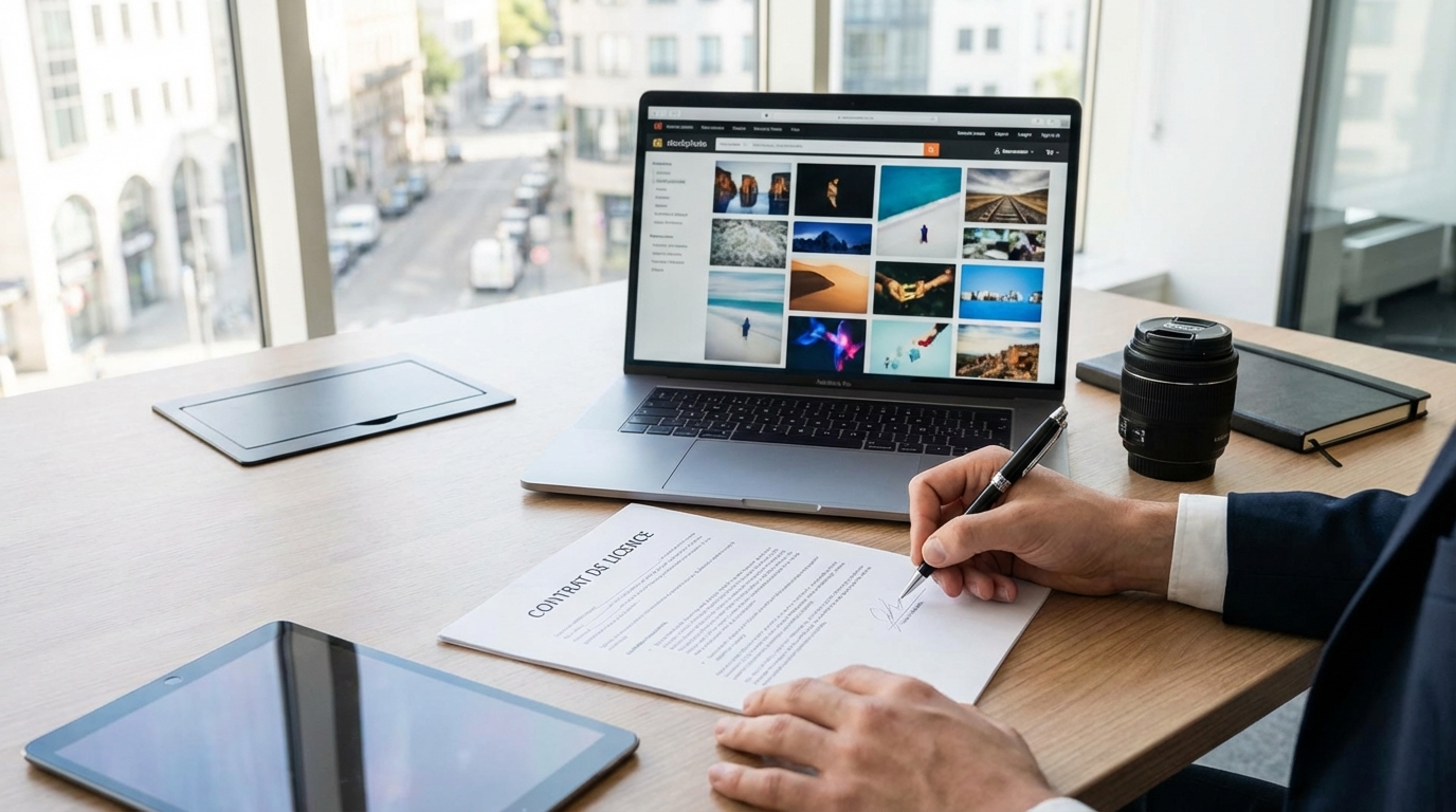 licence de contenu - Image de couverture