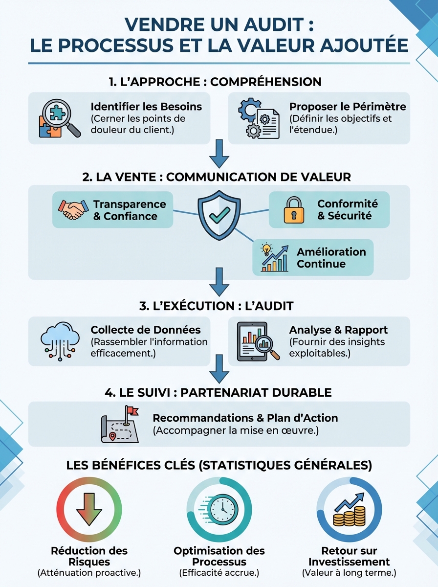 Infographie vendre audit
