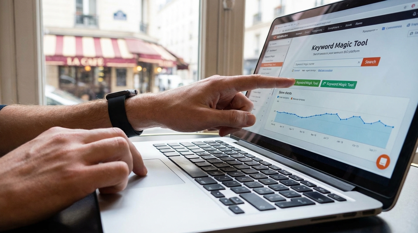 Semrush en cours d'utilisation - Démonstration pratique