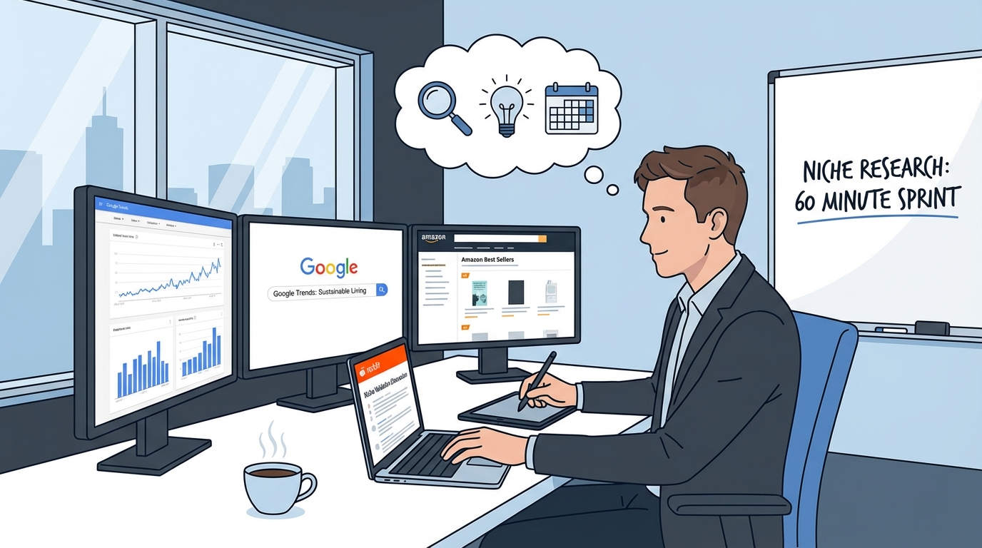 découvrez comment valider rapidement une niche en 60 minutes grâce à des méthodes efficaces utilisant google, amazon, les forums et reddit pour booster votre projet.