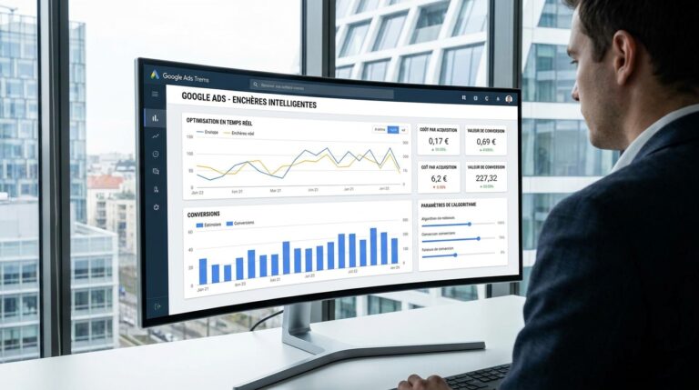 découvrez comment optimiser vos campagnes google ads grâce à l'intelligence artificielle en maîtrisant les enchères automatiques et les assets génératifs dans ce guide complet.