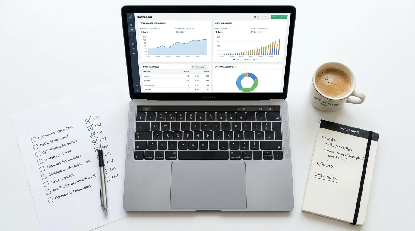 découvrez la checklist ultime pour optimiser votre seo on-page en 2026 et créer des articles qui se positionnent en tête des résultats de recherche.