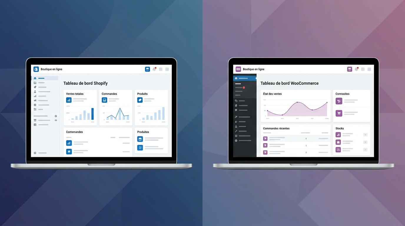 découvrez quelle plateforme e-commerce, shopify ou woocommerce, est la plus rentable pour votre activité en comparant leurs fonctionnalités, coûts et avantages.